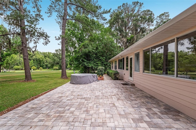 6806 NW 105th Ave, Alachua, FL 32615 - view of patio with view of wooded area
