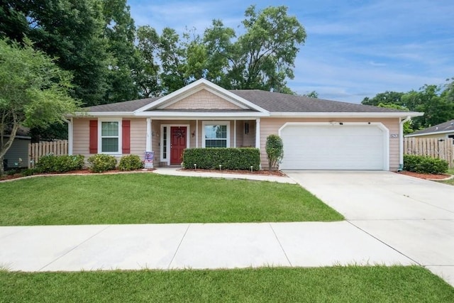 15628 NW 137th Way, Alachua, FL 32615 - single story home with an attached garage and concrete driveway