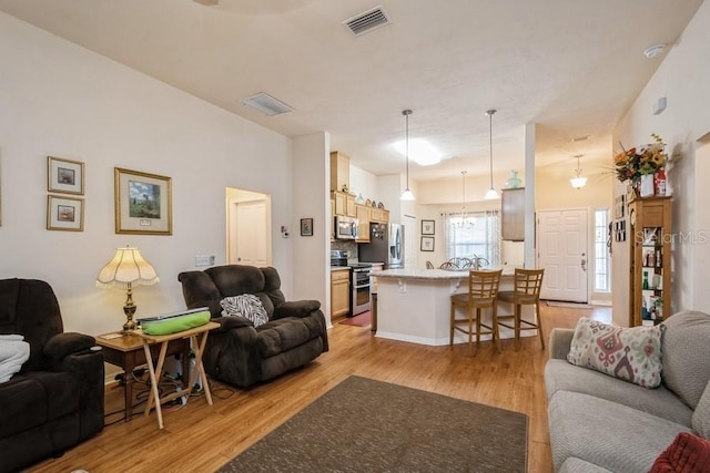 15628 NW 137th Way, Alachua, FL 32615 - living area featuring light wood-type flooring