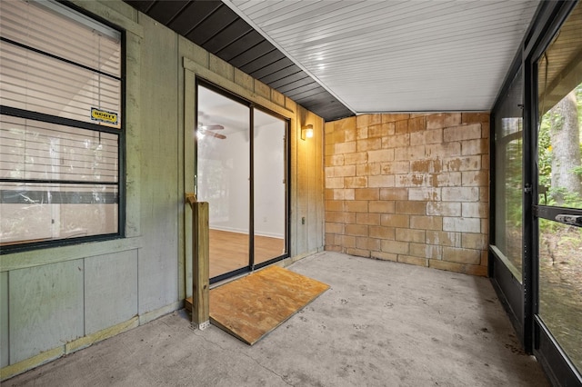 6912 SW 45th Ave, Gainesville, FL 32608 - unfurnished sunroom featuring lofted ceiling