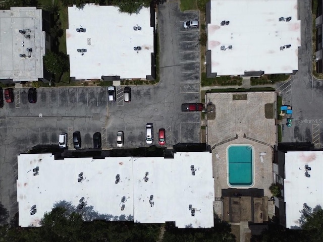 1700 SW 16th Ct Unit J21, Gainesville, FL 32608 - drone / aerial view of a pool