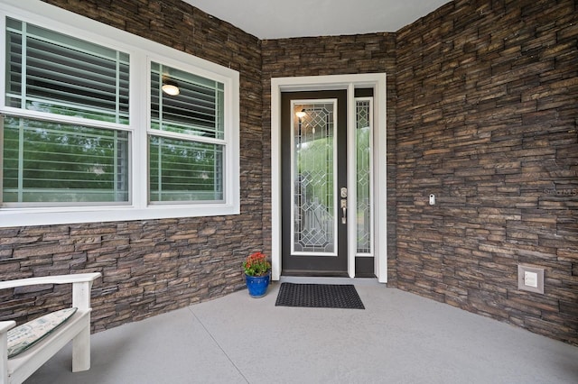 2638 SW 118th Ter, Gainesville, FL 32608 - property entrance with stone siding