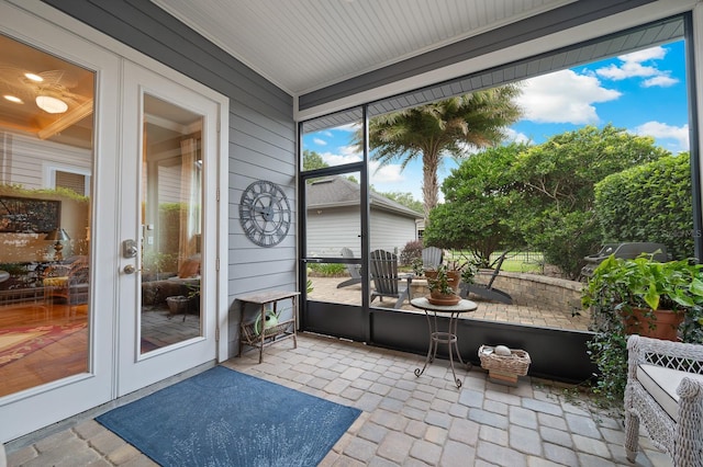 2638 SW 118th Ter, Gainesville, FL 32608 - sunroom / solarium featuring french doors
