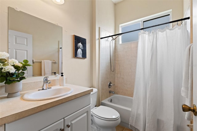 8360 SW 74th Pl, Gainesville, FL 32608 - full bath featuring vanity, shower / tub combo, and toilet