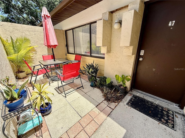2058 SW 35th Pl Unit H47, Gainesville, FL 32608 - view of patio with outdoor dining space