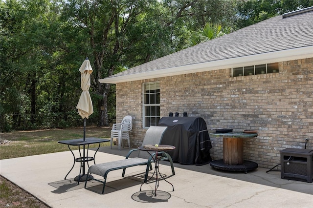 1841 SE 245th St, Hawthorne, FL 32640 - view of patio / terrace with a grill