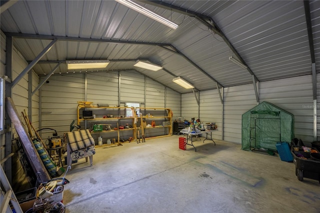 1841 SE 245th St, Hawthorne, FL 32640 - garage featuring metal wall