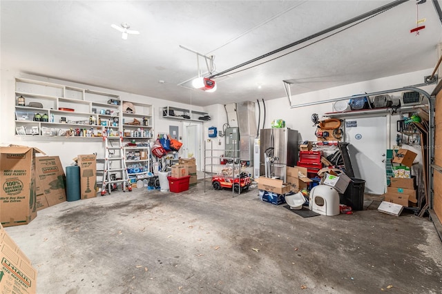 13615 SW 1st Ln, Newberry, FL 32669 - garage featuring a garage door opener