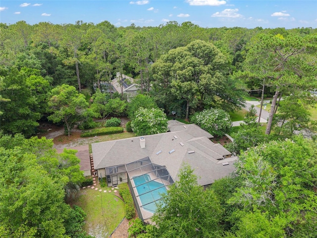 13615 SW 1st Ln, Newberry, FL 32669 - aerial view of property and surrounding area with a forest