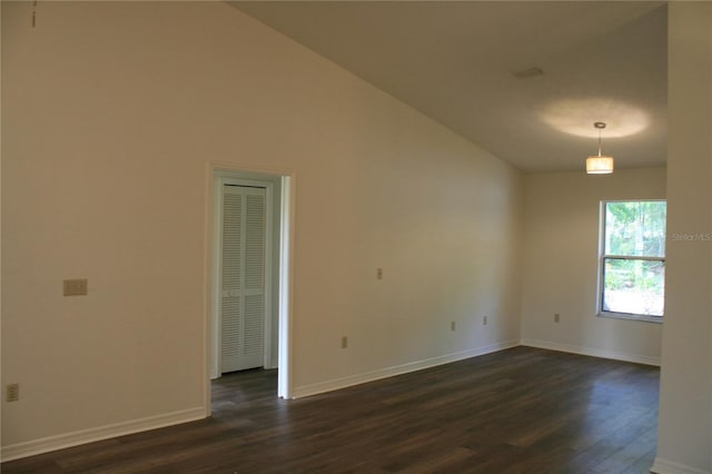 7518 NW 35th Pl, Gainesville, FL 32606 - spare room with dark wood-style floors and baseboards