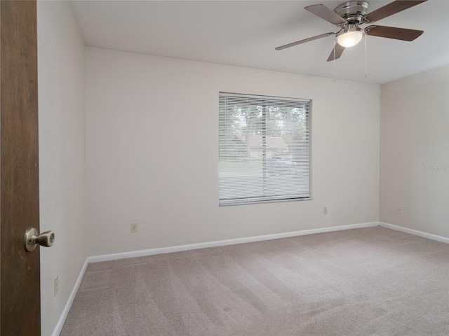 3703 NW 107th Ter, Gainesville, FL 32606 - carpeted empty room featuring baseboards and a ceiling fan