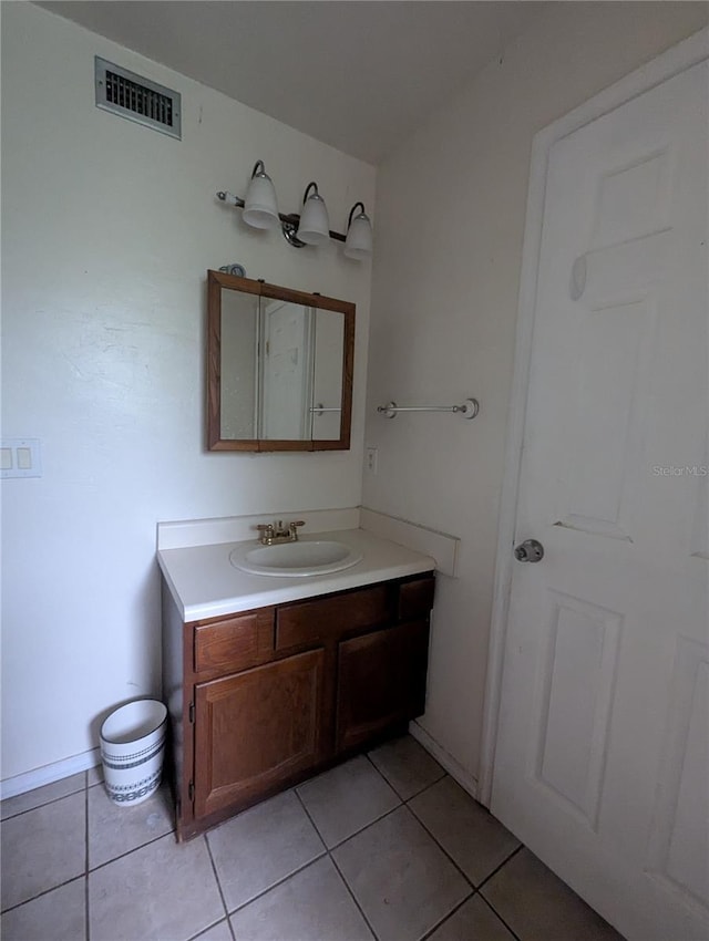 5768 SW 52nd Ter, Lake Butler, FL 32054 - bathroom with vanity and tile patterned flooring