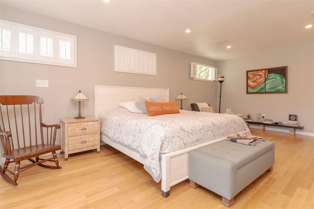 18101 Boy Scout Rd, Odessa, FL 33556 - bedroom with light wood-type flooring and recessed lighting