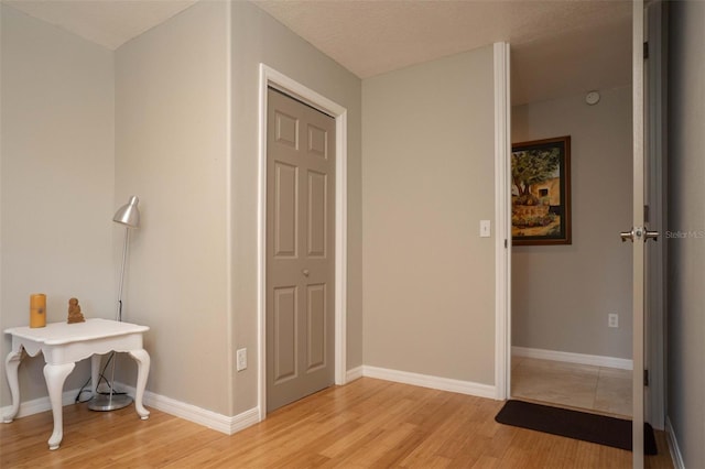 18101 Boy Scout Rd, Odessa, FL 33556 - corridor with light wood-style flooring and baseboards