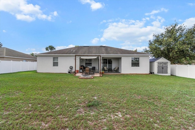 13365 Chesapeake Pl, Spring Hill, FL 34609 - rear view of house featuring a patio area and stucco siding