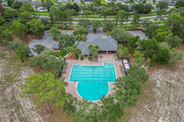 13365 Chesapeake Pl, Spring Hill, FL 34609 - bird's eye view of a pool