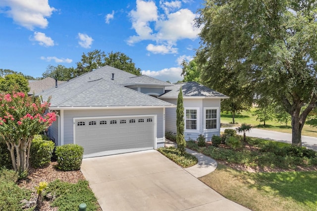 923 SW 85th Way, Gainesville, FL 32607 - view of front of house with a garage, driveway, and a shingled roof