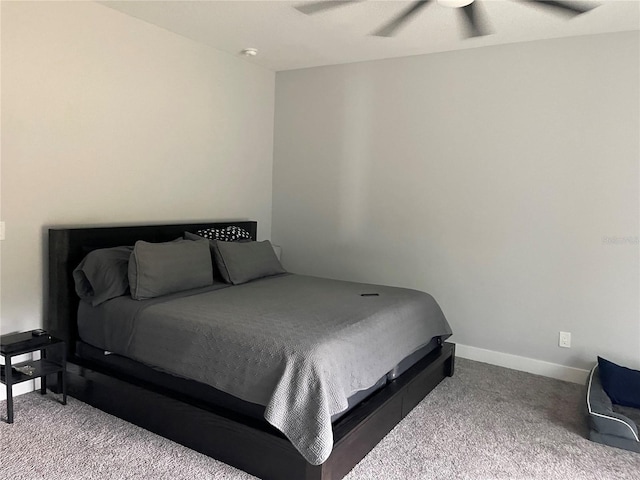 2518 Sunset Ln, Lutz, FL 33559 - bedroom featuring carpet floors and ceiling fan