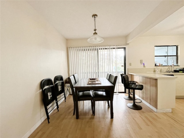 2811 SW Archer Rd Unit T164, Gainesville, FL 32608 - dining room with light wood finished floors and baseboards