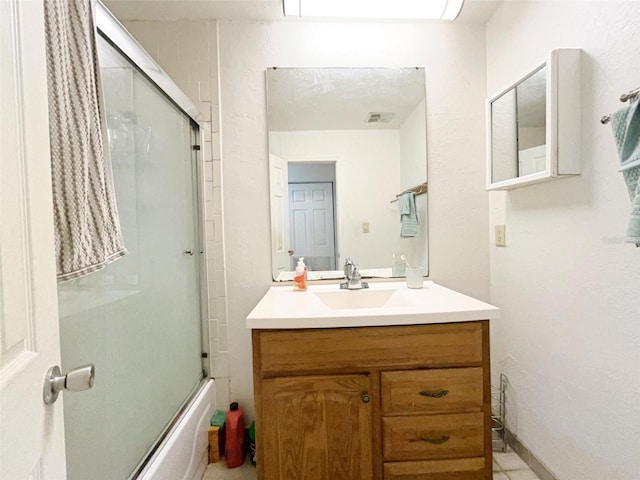 2811 SW Archer Rd Unit T164, Gainesville, FL 32608 - full bathroom with vanity and combined bath / shower with glass door