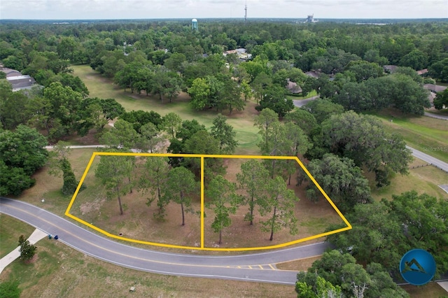 6206 NW 105th Ave, Alachua, FL 32615 - aerial view of property and surrounding area with property boundaries highlighted