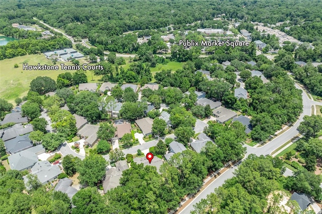 9263 SW 29th Ave, Gainesville, FL 32608 - aerial view of residential area with a forest