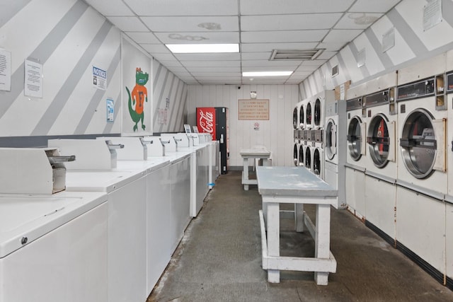 2811 SW Archer Rd Unit O123, Gainesville, FL 32608 - shared laundry room featuring washer and clothes dryer and stacked washer and clothes dryer