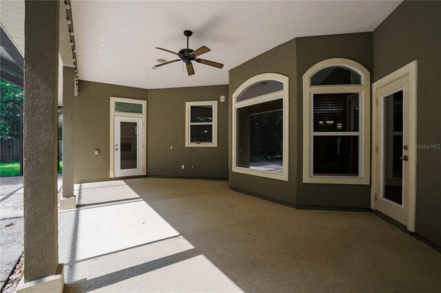 5119 NW 57th St, Gainesville, FL 32653 - view of patio with a ceiling fan