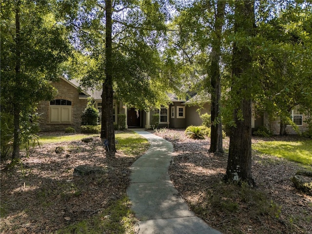 5119 NW 57th St, Gainesville, FL 32653 - view of front of house with stone siding