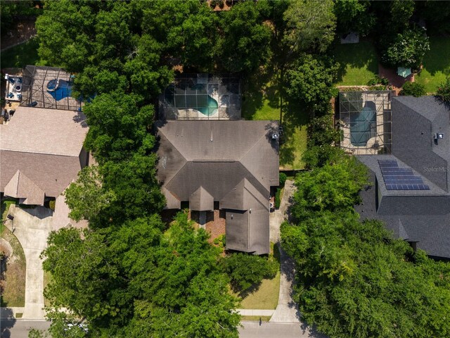 5119 NW 57th St, Gainesville, FL 32653 - bird's eye view of a pool