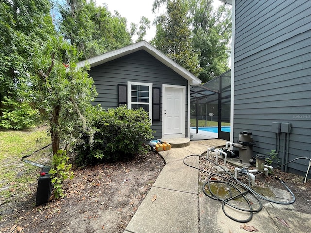 5510 NW 80th Ave, Gainesville, FL 32653 - view of outbuilding featuring an outdoor pool