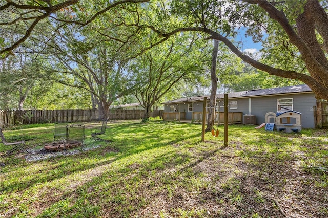 5806 NW 26th Ter, Gainesville, FL 32653 - view of yard featuring central AC