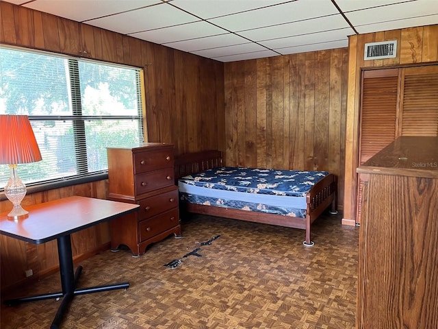 16431 NW US Highway 441, Alachua, FL 32615 - bedroom featuring wooden walls