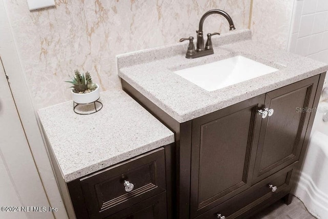 762 N Walnut St, Starke, FL 32091 - bathroom featuring vanity