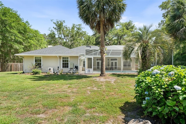 10303 SW 21st Ave, Gainesville, FL 32607 - back of house with glass enclosure