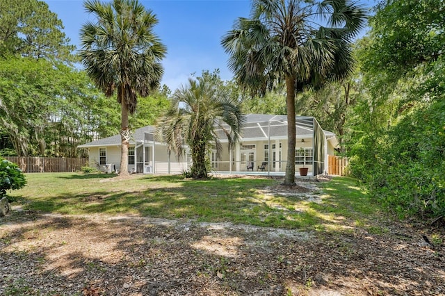 10303 SW 21st Ave, Gainesville, FL 32607 - back of property with glass enclosure