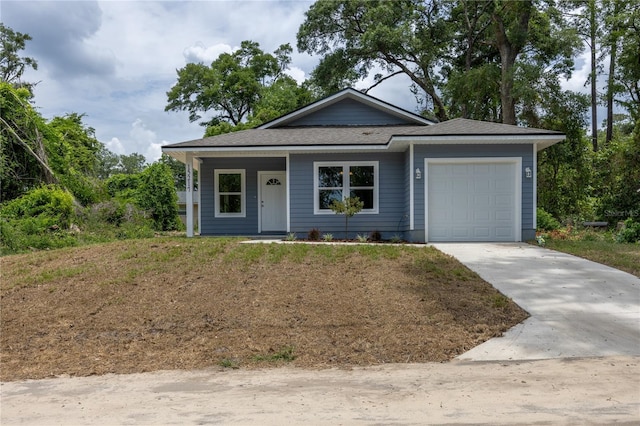 15217 NW 134th Ter, Alachua, FL 32615 - view of front facade with a garage and concrete driveway