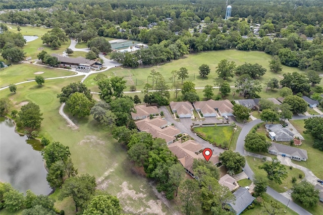 6516 NW 109th Pl, Alachua, FL 32615 - aerial view of residential area featuring a nearby body of water and a local golf course