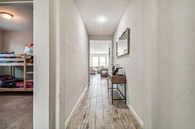 13201 Orca Sound Dr, Riverview, FL 33579 - corridor featuring wood finished floors and baseboards