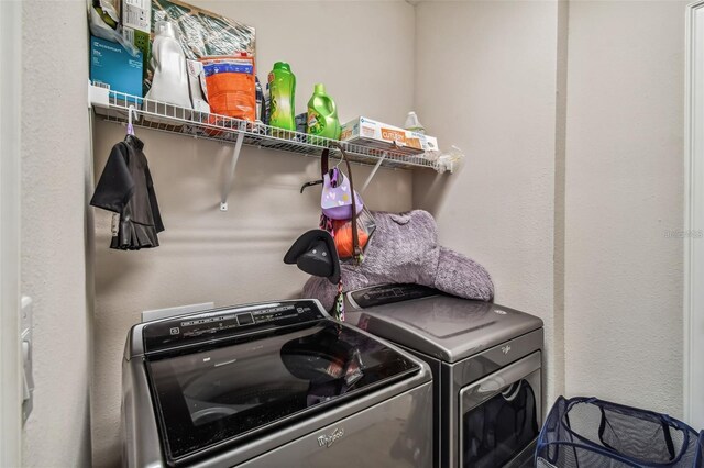 13201 Orca Sound Dr, Riverview, FL 33579 - laundry room with washer and dryer