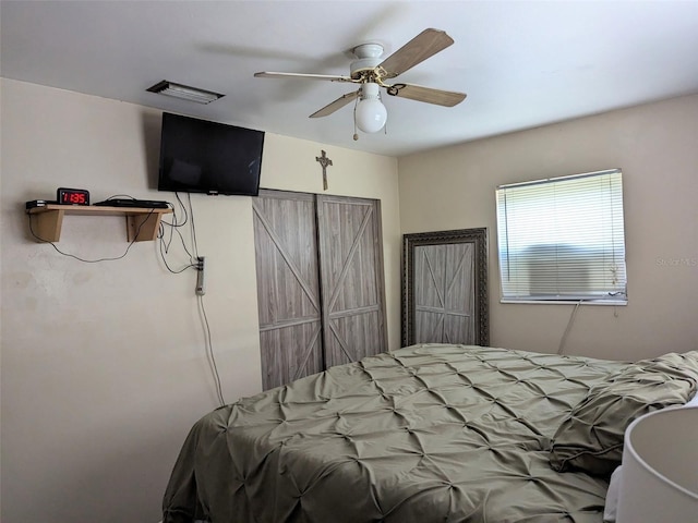 14230 SW 167th St, Archer, FL 32618 - bedroom with ceiling fan