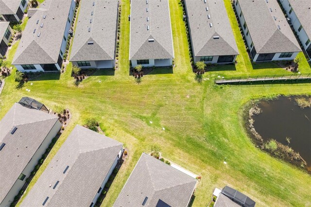 1192 Via Galuppi St, Poinciana, FL 34759 - aerial view of residential area featuring a large body of water