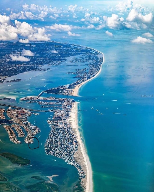 891 Island Way, Clearwater Beach, FL 33767 - drone / aerial view of a nearby body of water