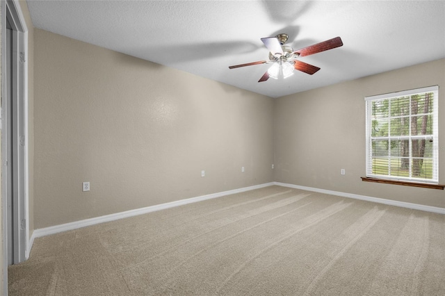1827 SW Shiloh St, Fort White, FL 32038 - unfurnished room featuring light colored carpet, baseboards, and ceiling fan