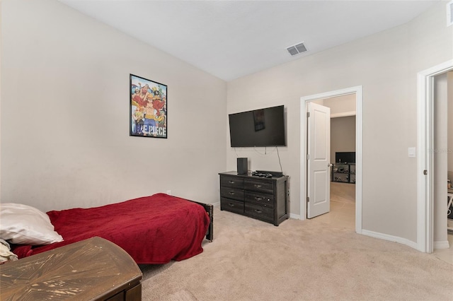 8123 SW 57th Ct, Ocala, FL 34476 - bedroom with light carpet and baseboards