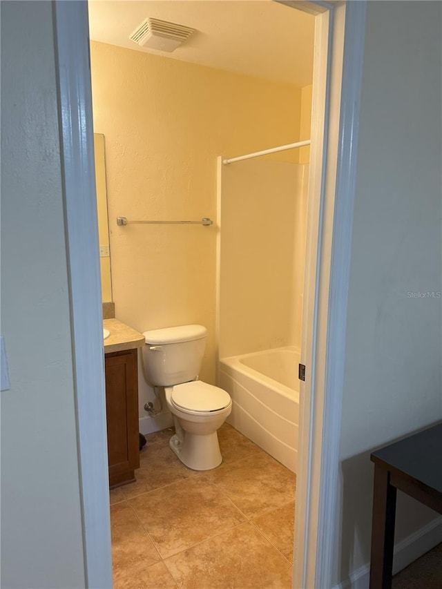 2915 SW 35th Pl Unit 102, Gainesville, FL 32608 - bathroom with vanity, bathtub / shower combination, and tile patterned flooring