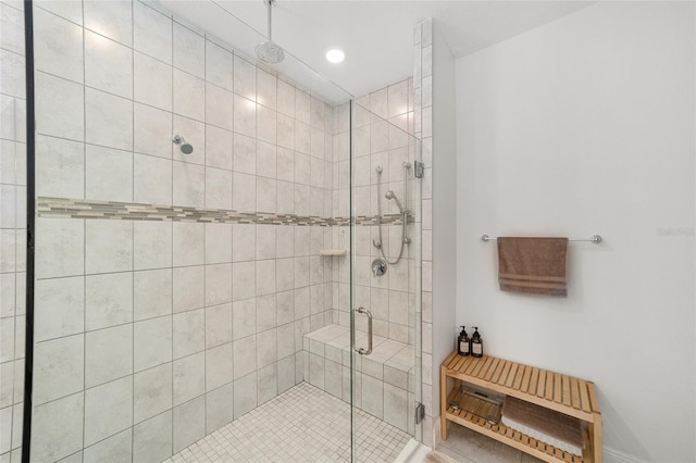 5604 SW 215th Ter, Newberry, FL 32669 - bathroom featuring a stall shower