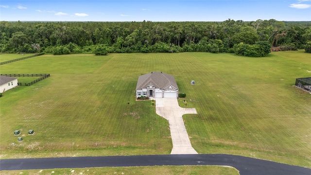 5604 SW 215th Ter, Newberry, FL 32669 - view of rural area featuring a heavily wooded area