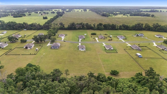 5604 SW 215th Ter, Newberry, FL 32669 - aerial view of property and surrounding area with rural landscape
