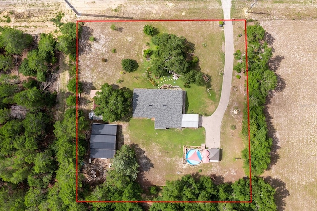 261 Ishie Ave, Bronson, FL 32621 - view of property location featuring property parcel outlined